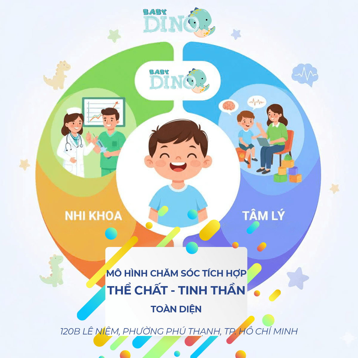Mô hình chăm sóc tích hợp thân tâm liên chuyên khoa tại Baby Dino