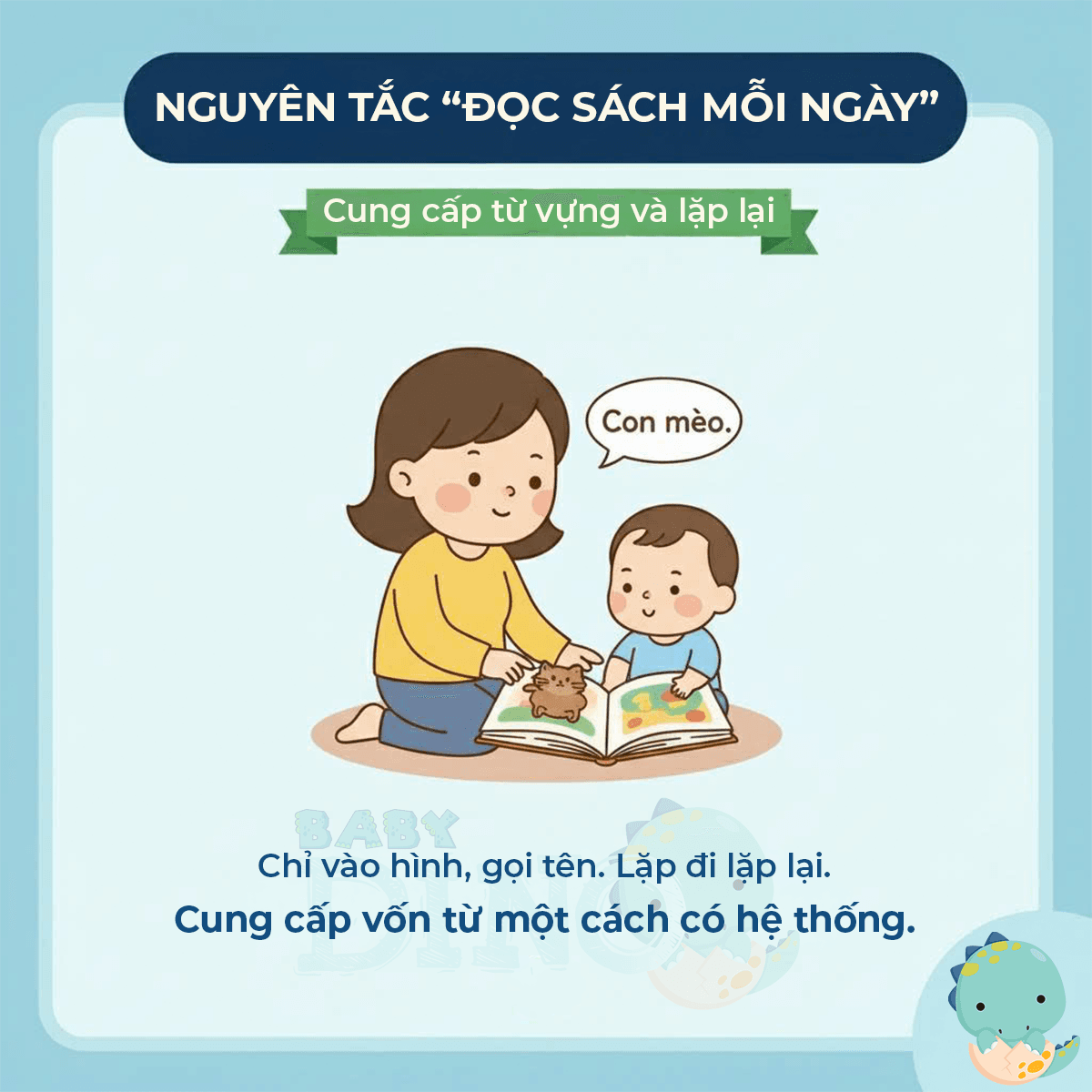5 nguyên tắc vàng dạy bé tập nói - Kích hoạt ngôn ngữ tự nhiên